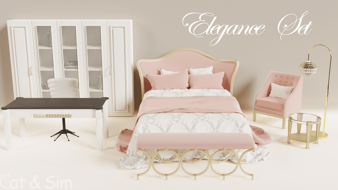 Скриншот мода Набор для спальни Elegance Set bedroom & study